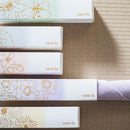 [TOWELS] "SAKI" 5 GAUZE PILE HANDKERCHIEF GIFTBOX (PINK・BLUE・GREEN・YELLOW・PURPLE) | IMABARI TOWELS