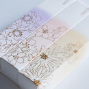 [TOWELS] "SAKI" 3 GAUZE PILE HANDKERCHIEF GIFTBOX (PINK・YELLOW・PURPLE) | IMABARI TOWELS