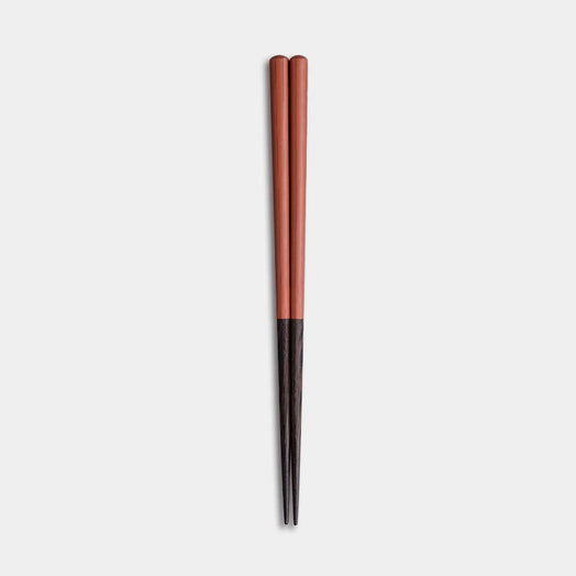 [CHOPSTICKS] WENGE OCTAGON HASHIKURA SEASON01 ORANGE (22.5cm) | MATSUKAN | WAKASA LACQUERWARE