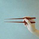[CHOPSTICKS] PAIR OF HEXAGONAL BAMBOO CHOPSTICKS | WAKASA LACQUERED CHOPSTICKS