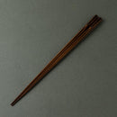 [CHOPSTICKS] HEXAGONAL BAMBOO CHOPSTICKS (BLACK) | WAKASA LACQUERED CHOPSTICKS