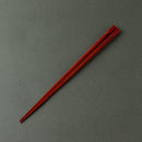 [CHOPSTICKS] HEXAGONAL BAMBOO CHOPSTICKS  (RED) | WAKASA LACQUERED CHOPSTICKS