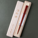 [CHOPSTICKS] HEXAGONAL BAMBOO CHOPSTICKS  (RED) | WAKASA LACQUERED CHOPSTICKS