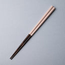 [CHOPSTICKS] WENGE OCTAGON HASHIKURA SEASON01 PALE PINK (WITH CHOPSTICK REST) | WAKASA LACQUERED CHOPSTICKS | MATSUKAN