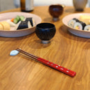 [CHOPSTICKS] SHELLED SHIORI PAIR WITH CHOPSTICK RESTS | WAKASA LACQUERED CHOPSTICKS | MATSUKAN