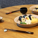 [CHOPSTICKS] RADEN CHECKERED PAIR WITH CHOPSTICK RESTS | WAKASA LACQUERED CHOPSTICKS | MATSUKAN