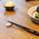[CHOPSTICKS] RADEN CHECKERED PAIR WITH CHOPSTICK RESTS | WAKASA LACQUERED CHOPSTICKS | MATSUKAN