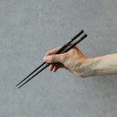 [CHOPSTICKS] RADEN CHECKERED PAIR WITH CHOPSTICK RESTS | WAKASA LACQUERED CHOPSTICKS | MATSUKAN