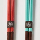 [CHOPSTICKS] SPARKLING WAVE PAIR WITH CHOPSTICK RESTS | WAKASA LACQUERED CHOPSTICKS | MATSUKAN
