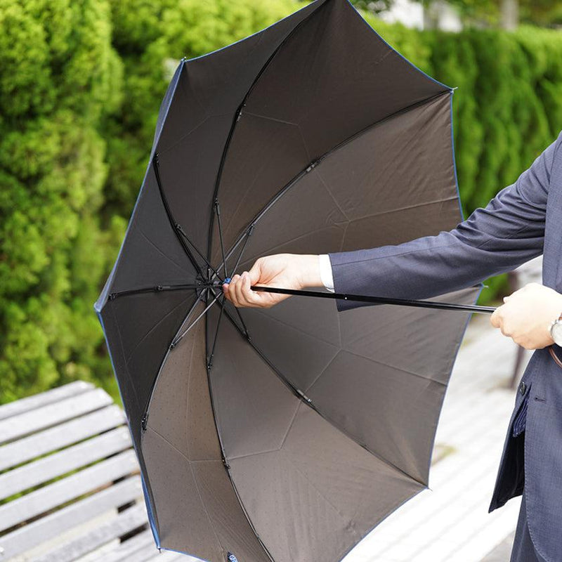 [雨傘]帝國家庭機构供應商“紳士”傘品點折疊（海軍）|東京傘