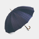 [UMBRELLA] GENTLEMEN'S CHESS LONG CARBON (NAVY) | TOKYO UMBRELLA | MAEHARA KOEI SHOTEN