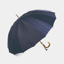 [UMBRELLA] GENTLEMEN'S CHESS LONG CARBON (NAVY) | TOKYO UMBRELLA | MAEHARA KOEI SHOTEN