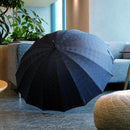 [UMBRELLA] GENTLEMEN'S CHESS LONG CARBON (NAVY) | TOKYO UMBRELLA | MAEHARA KOEI SHOTEN