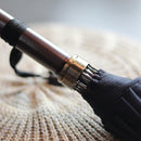 [UMBRELLA] GENTLEMEN'S CHESS LONG CARBON (NAVY) | TOKYO UMBRELLA | MAEHARA KOEI SHOTEN