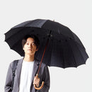 [UMBRELLA] GENTLEMEN'S CHESS LONG CARBON (BLACK) | TOKYO UMBRELLA | MAEHARA KOEI SHOTEN