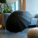 [UMBRELLA] GENTLEMEN'S CHESS LONG CARBON (BLACK) | TOKYO UMBRELLA | MAEHARA KOEI SHOTEN