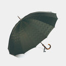 [UMBRELLA] GENTLEMEN'S CHESS LONG CARBON (MOSS GREEN) | TOKYO UMBRELLA | MAEHARA KOEI SHOTEN