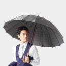 [UMBRELLA] GENTLEMEN'S CHESS LONG CARBON (GRAY) | TOKYO UMBRELLA | MAEHARA KOEI SHOTEN