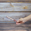 [HAND FAN] WOMAN'S ICE-BREAKING ORANGE LACQUER | UNKINDO FUKATSU HAND FAN | EDO FOLDING FANS