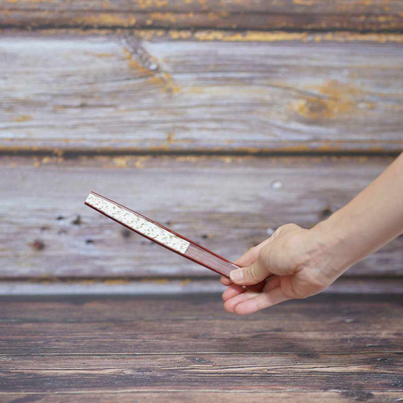 [HAND FAN] WOMAN'S TACHIBANA GOLD LACQUER | UNKINDO FUKATSU HAND FAN | EDO FOLDING FANS