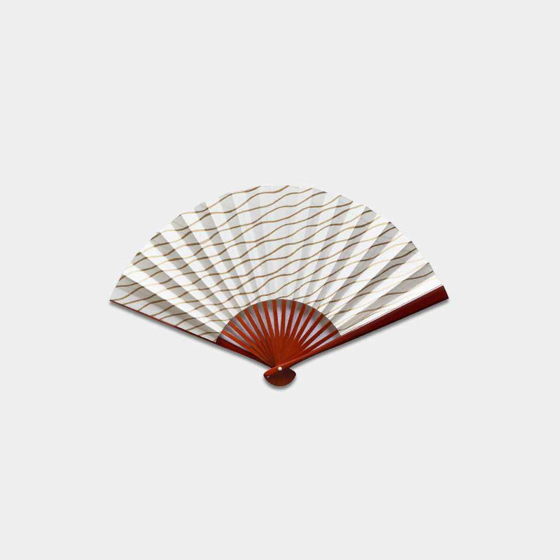 [HAND FAN] WOMAN'S TACHIBANA GOLD LACQUER | UNKINDO FUKATSU HAND FAN | EDO FOLDING FANS