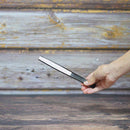 [HAND FAN] WOMAN'S DRAWING PICTURE FLOWER BLUE PEACH BLACK PAINT | UNKINDO FUKATSU HAND FAN | EDO FOLDING FANS