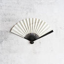 [HAND FAN] WOMEN'S SUMINAGASHI KURONURI | UNKINDO FUKATSU | EDO FOLDING FANS