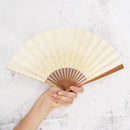 [HAND FAN] UNKINDO FUKATSU WOMEN'S HAKU PINK HONSUSU-TAKE | EDO FOLDING FANS