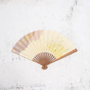 [HAND FAN] UNKINDO FUKATSU WOMEN'S HAKU PURPLE-PINK HONSUSU-TAKE | EDO FOLDING FANS