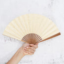 [HAND FAN] UNKINDO FUKATSU WOMEN'S HAKU GOLD-ORANGE HONSUSU-TAKE | EDO FOLDING FANS
