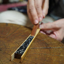 [HAND FAN] UNKINDO FUKATSU WOMEN'S HAKU ORANGE-GREEN HONSUSU-TAKE | EDO FOLDING FANS