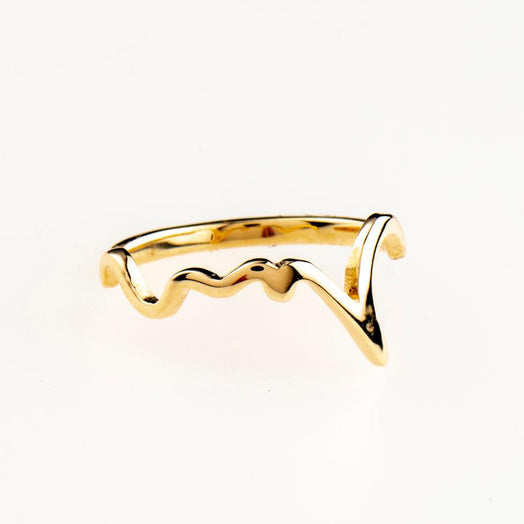 [RING] KOKORO (HEART) GOLD (K10) | SAORI KUNIHIRO | METAL CASTING