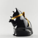 [BECKONING (LUCKY) CAT] MANEKINEKO BANK SECOND MODEL BLACK | KATA KOTO | HIZEN YOSHIDA WARES