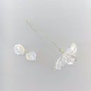 [HAIR STICK] KANZASHI SAKURA(CHERRY BLOSSAM B) | CHECOS | SILVER WIRE WORK