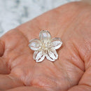 [PIERCED EARRINGS] SAKURA (CHERRY BLOSSAM DROP) ONE EAR | CHECOS | SILVER WIRE WORK