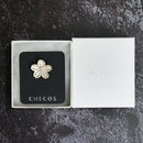 [PIERCED EARRINGS] SAKURA (CHERRY BLOSSAM DROP) ONE EAR | CHECOS | SILVER WIRE WORK