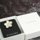 [PIERCED EARRINGS] SAKURA (CHERRY BLOSSAM DROP) ONE EAR | CHECOS | SILVER WIRE WORK