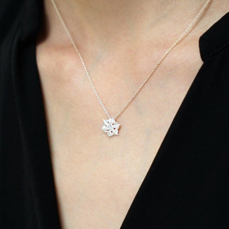 [NECKLACE] SNOWFLAKE | CHECOS | SILVER WORK