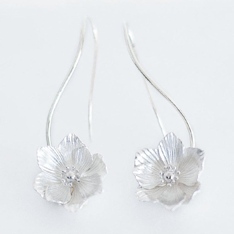 [PIERCED EARRINGS] ANEMONE L | CHECOS | SILVER WORK