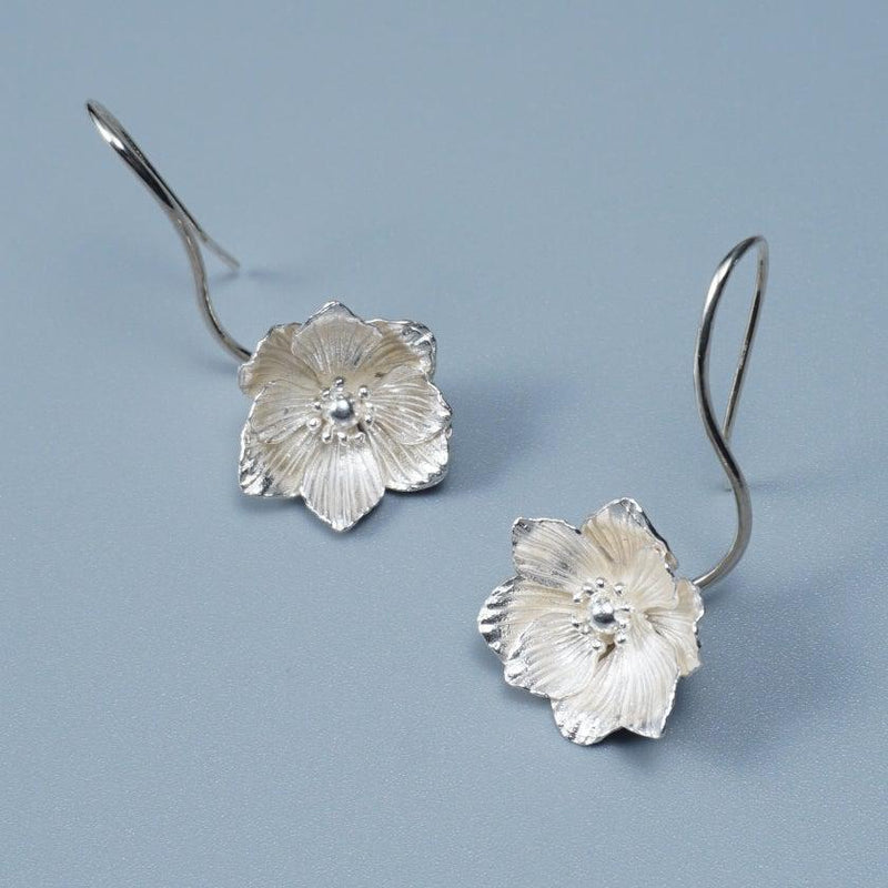 [PIERCED EARRINGS] ANEMONE L | CHECOS | SILVER WORK