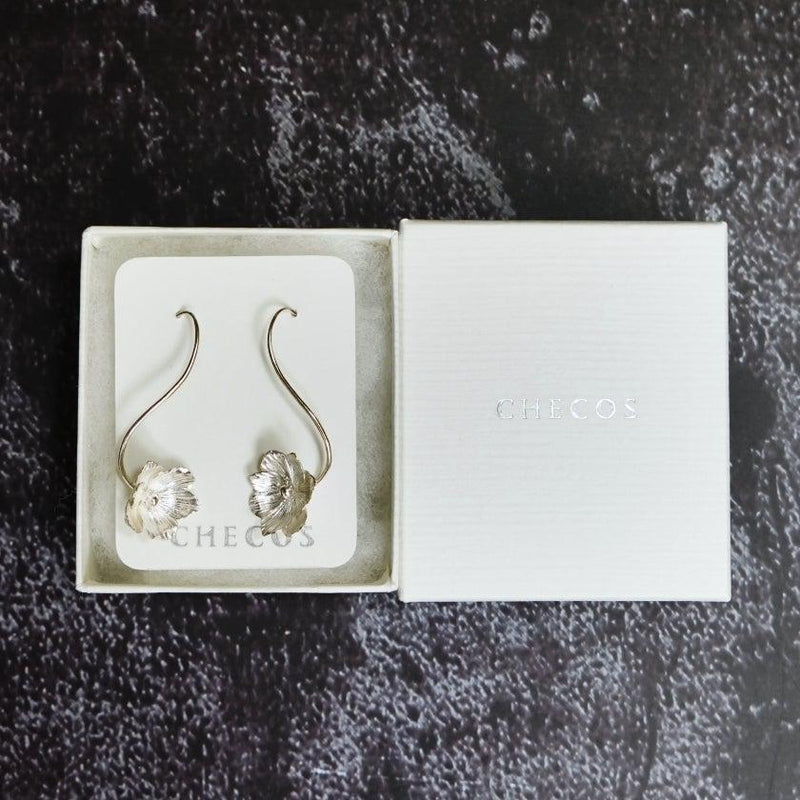 [PIERCED EARRINGS] ANEMONE L | CHECOS | SILVER WORK