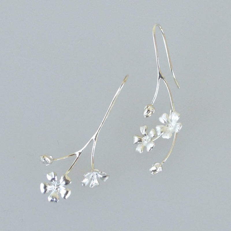 [PIERCED EARRINGS] BABY'S BREATH L | CHECOS | SILVER WORK