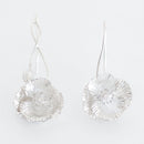 [PIERCED EARRINGS] SHIRLEY POPPY L | CHECOS | SILVER WORK