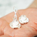 [PIERCED EARRINGS] SHIRLEY POPPY L | CHECOS | SILVER WORK