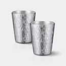 [MUG (CUP)] TUMBLER CHIHAYA (M) PAIR | OSAKA NANIWA PEWTER WARE