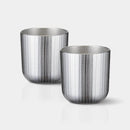 [MUG (CUP)] TUMBLER RAYER (S) PAIR | OSAKA NANIWA PEWTER WARE