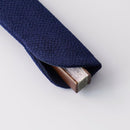 [HAND FAN BAG] NAVY  (UP TO ABOUT 10.24 IN. IN LENGTH) | KYOTO FOLDING FANS | OHNISHI TSUNE SHOTEN