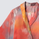 [ROOMWEAR] WATERCOLOR SILK GOWN EVENING GLOW | SEWING