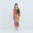 [ROOMWEAR] WATERCOLOR SILK GOWN MISTY LAKE | SEWING