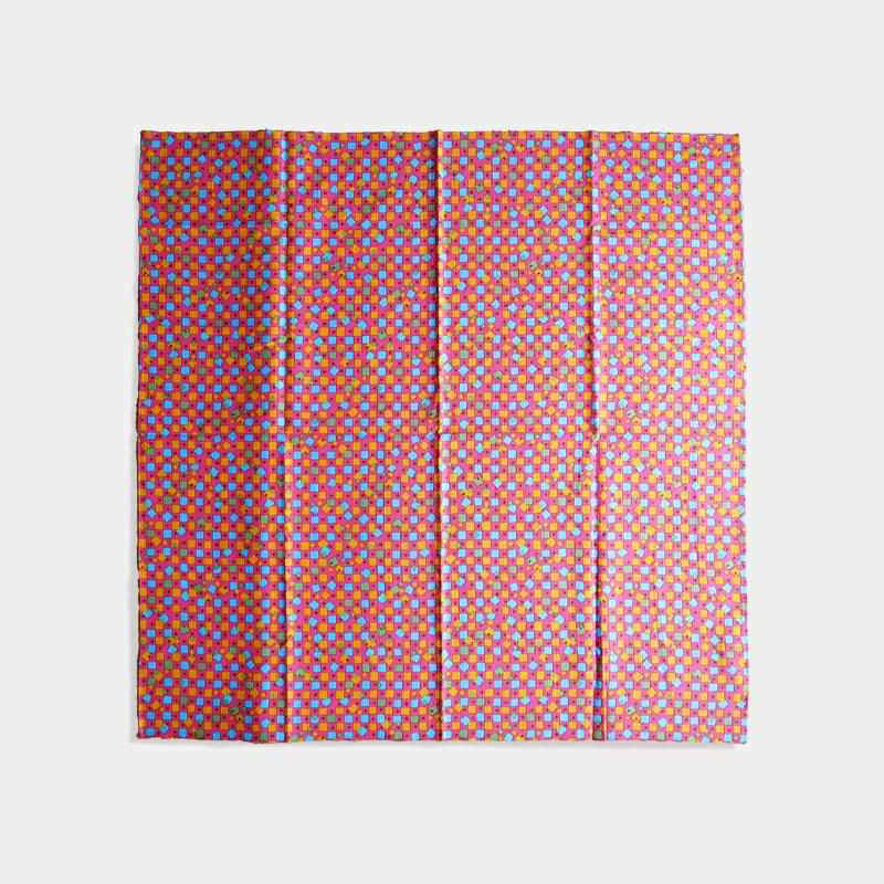 [Furoshiki]方形紅|手工印刷